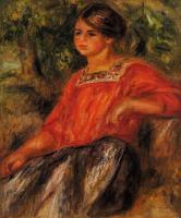 Renoir, Pierre Auguste - Gabrielle in the Garden at Cagnes